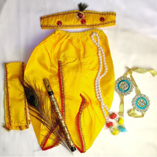 Krishna Dress 6 - 9 months ( Dhoti set)- D03