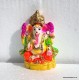 Ganesha - Eco-Friendly 005-(Size 10 cm) Mukut design