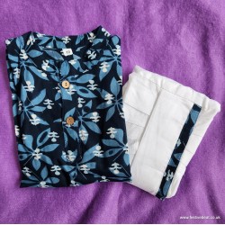 KD-D43 - (Age 0-5 yrs) Blue White (Cotton)