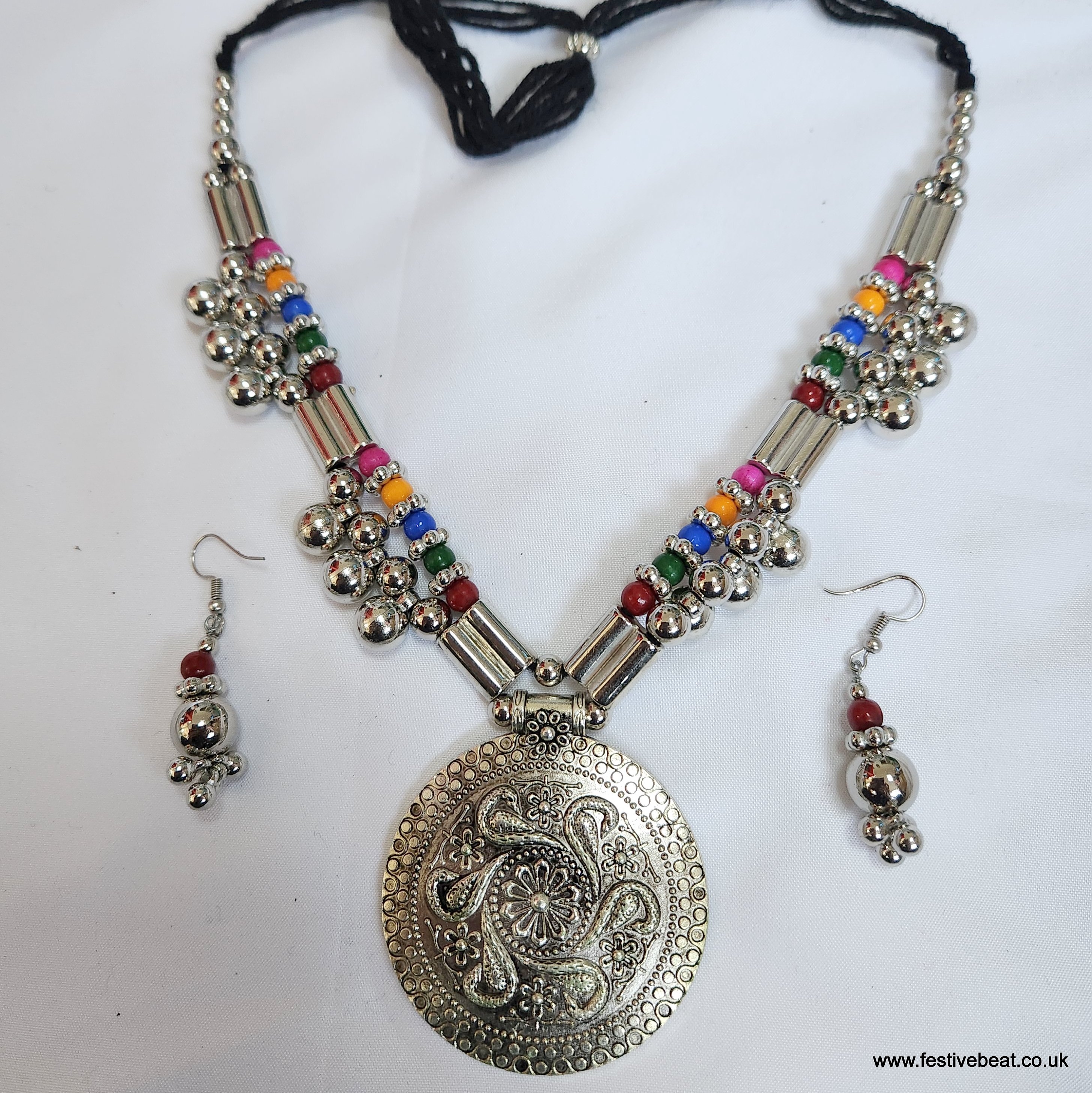 Silk thread oxidised jewellery new arrivals