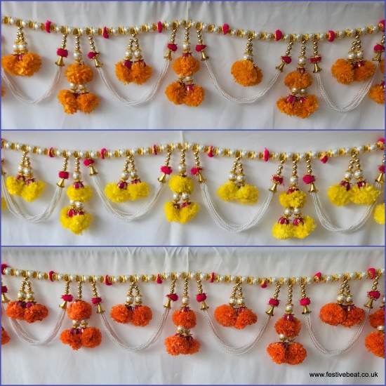 Toran D01 marigold and Pearl