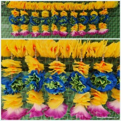 Toran Flower D02 (Fabric material flowers)
