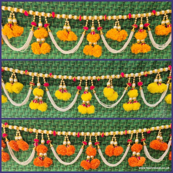 Toran D01 marigold and Pearl