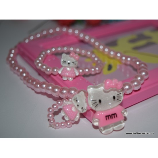 Girls Necklace Set - Hello Kitty 01