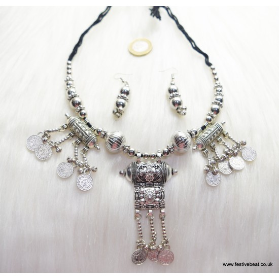 Oxidized Necklace set 06