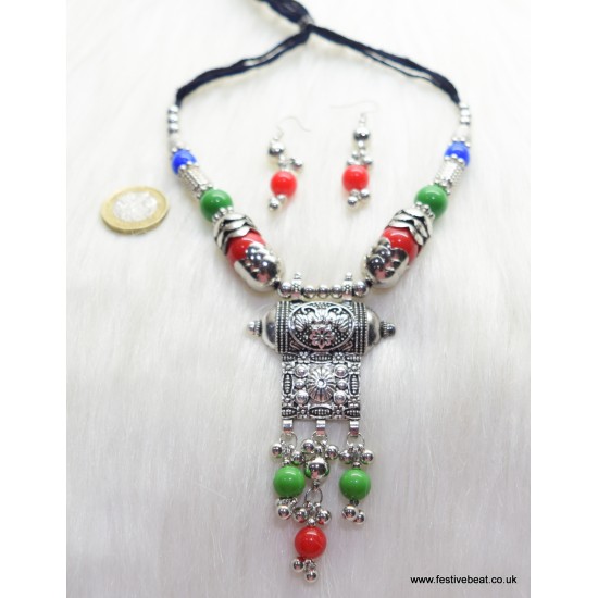 Oxidized Necklace set 07