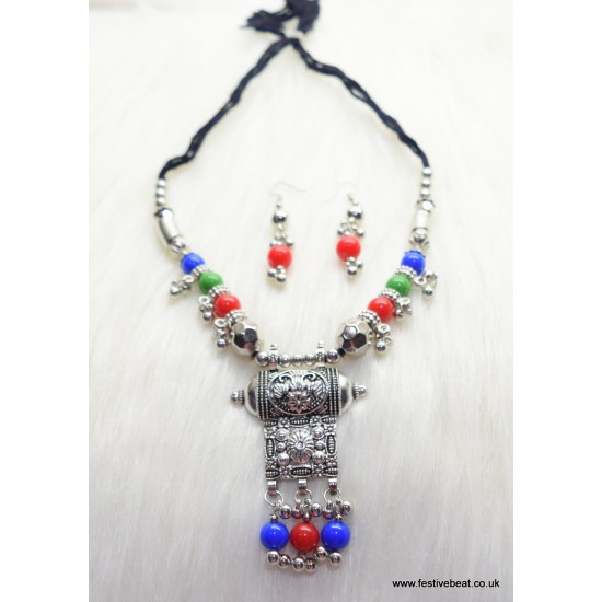 Oxidized Necklace set 08