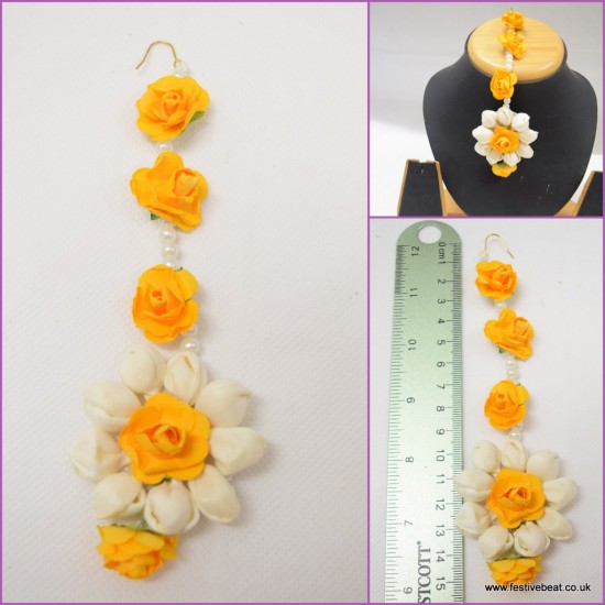 Floral Mangtika yellow Floral Mangtika yellow