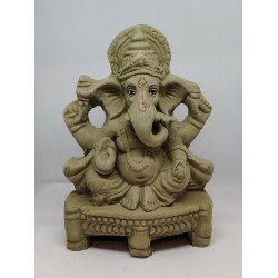 Ganesha - Eco-Friendly 003 - 16 cm (with complete Puja Kit)