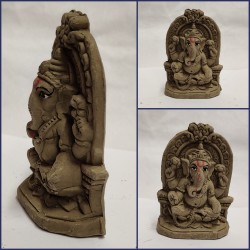 Ganesha - Eco-Friendly 011- 8cm (Mini Ganesha)