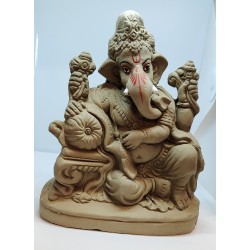 Ganesha - Eco-Friendly 006- 18 cm (with complete puja kit)
