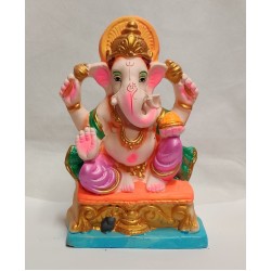 Ganesha - Eco-Friendly 007- 22 cm (with complete Puja Kit)