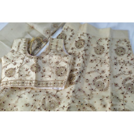 Lehenga D96 Champagne color (4-11 yrs)